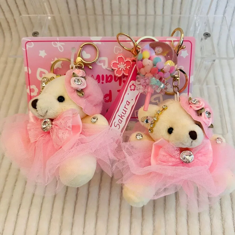 Girl’s Sakura Backpack Keychains Set
